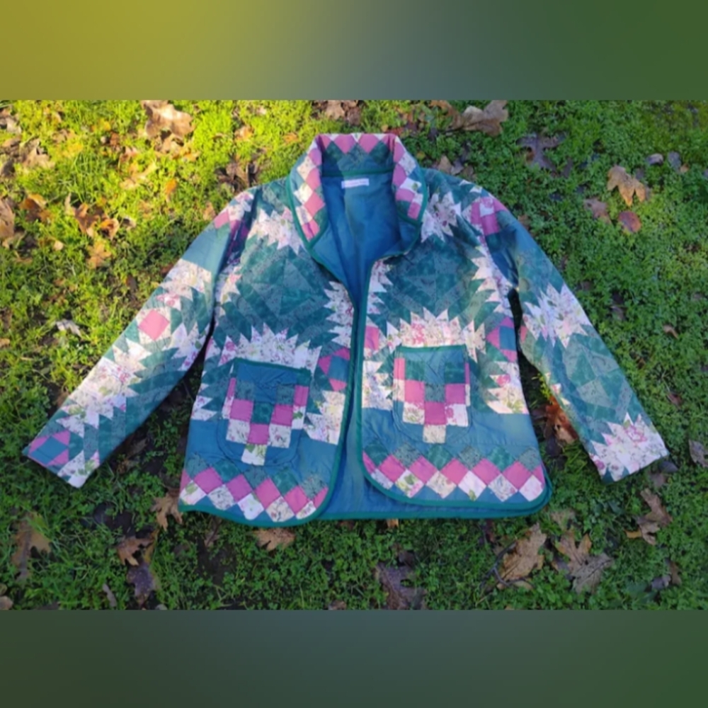 Green Quilt Coat